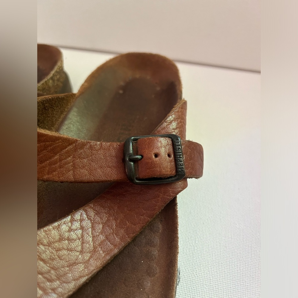 Women’s Brown Leather Mephisto Sandals Size 38 - Picture 8 of 12